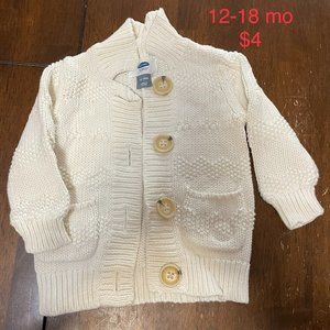 12-18 mo cardigan sweater